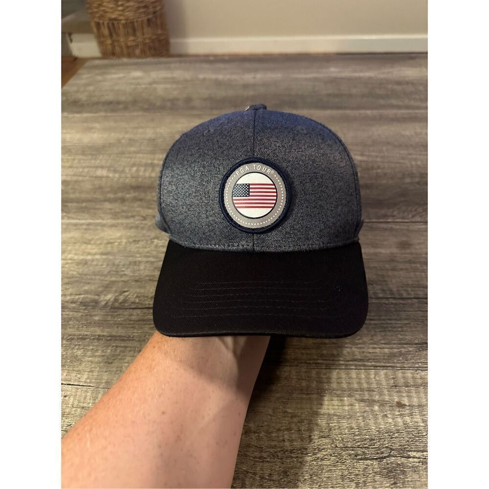PGA Tour PRO Series Men's Americana Hat One Size White and Blue - New w/ Tags